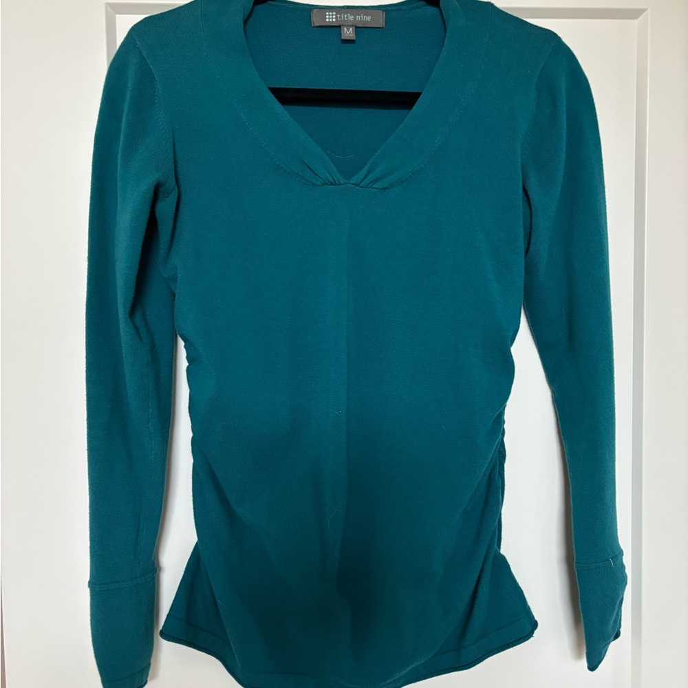 Teal Long Sleeve Top
